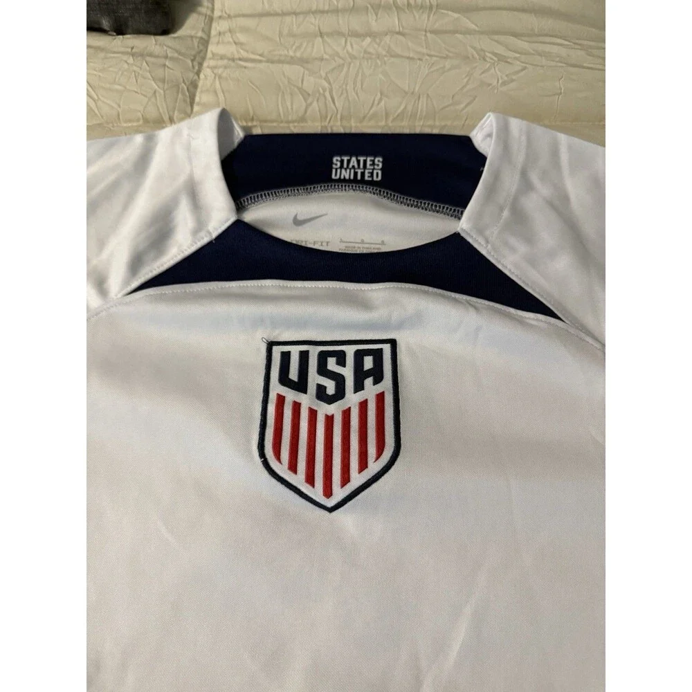 Authentic Nike USMNT #8 Weston McKennie 2022-2023 Football Soccer Jersey Kit L